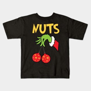 Chest Nuts Matching Chestnuts Christmas Couples Nuts Kids T-Shirt